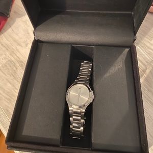 Women’s steel stainless Movato 36MM watch.